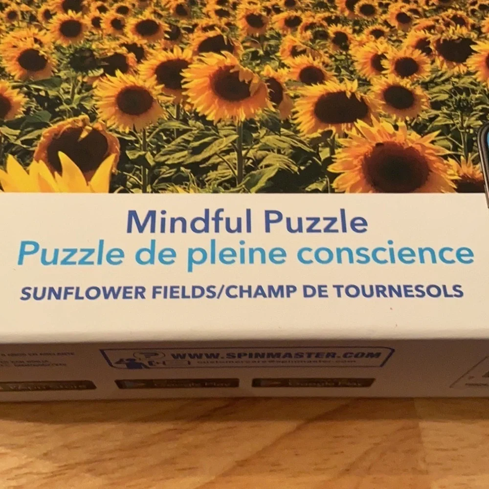 Calm Mindful 300 Piece Puzzle of Sunflower Fields Scenery Set New - Picture 5 of 8